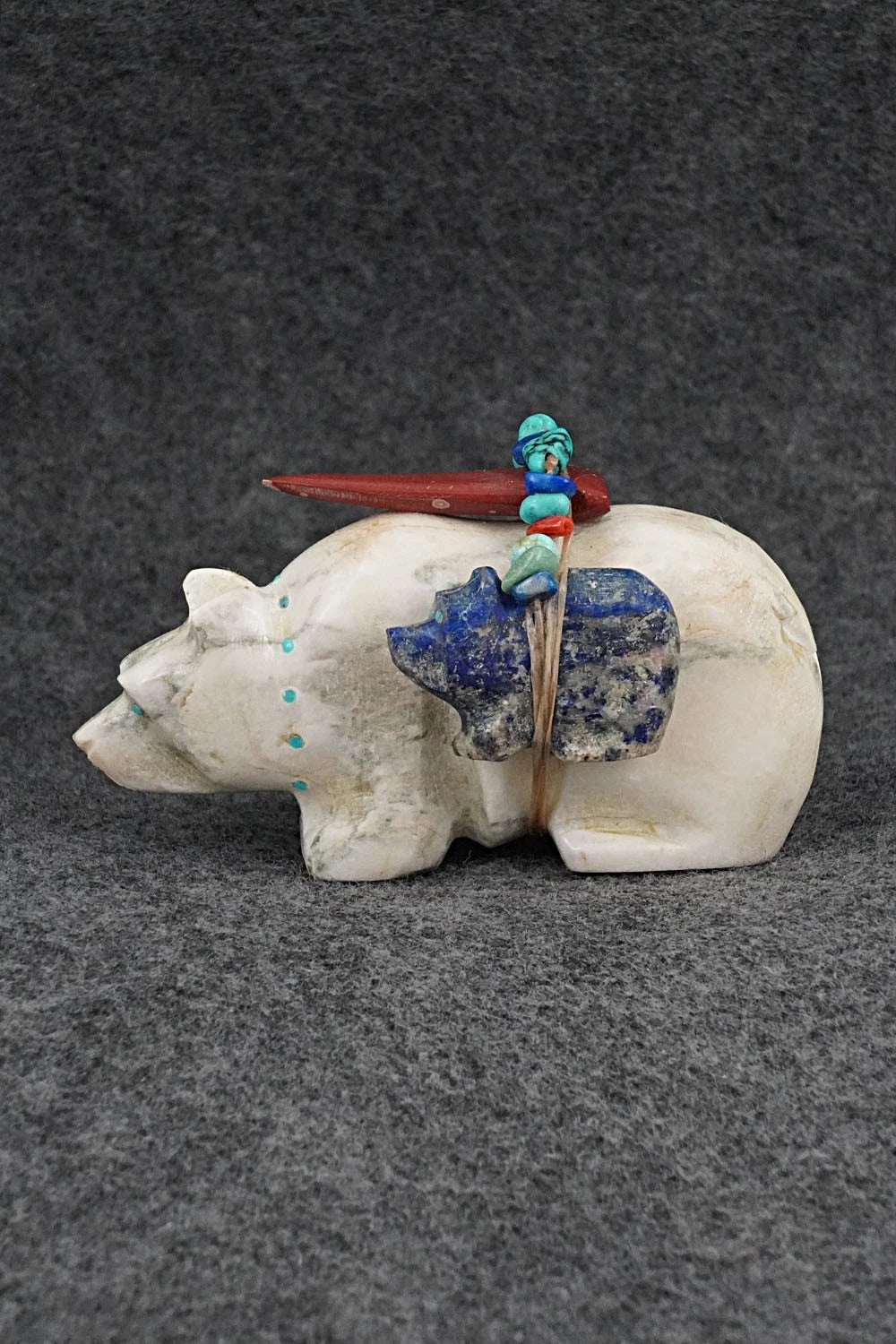 Bear Zuni Fetish Carving - Adrian Cachini