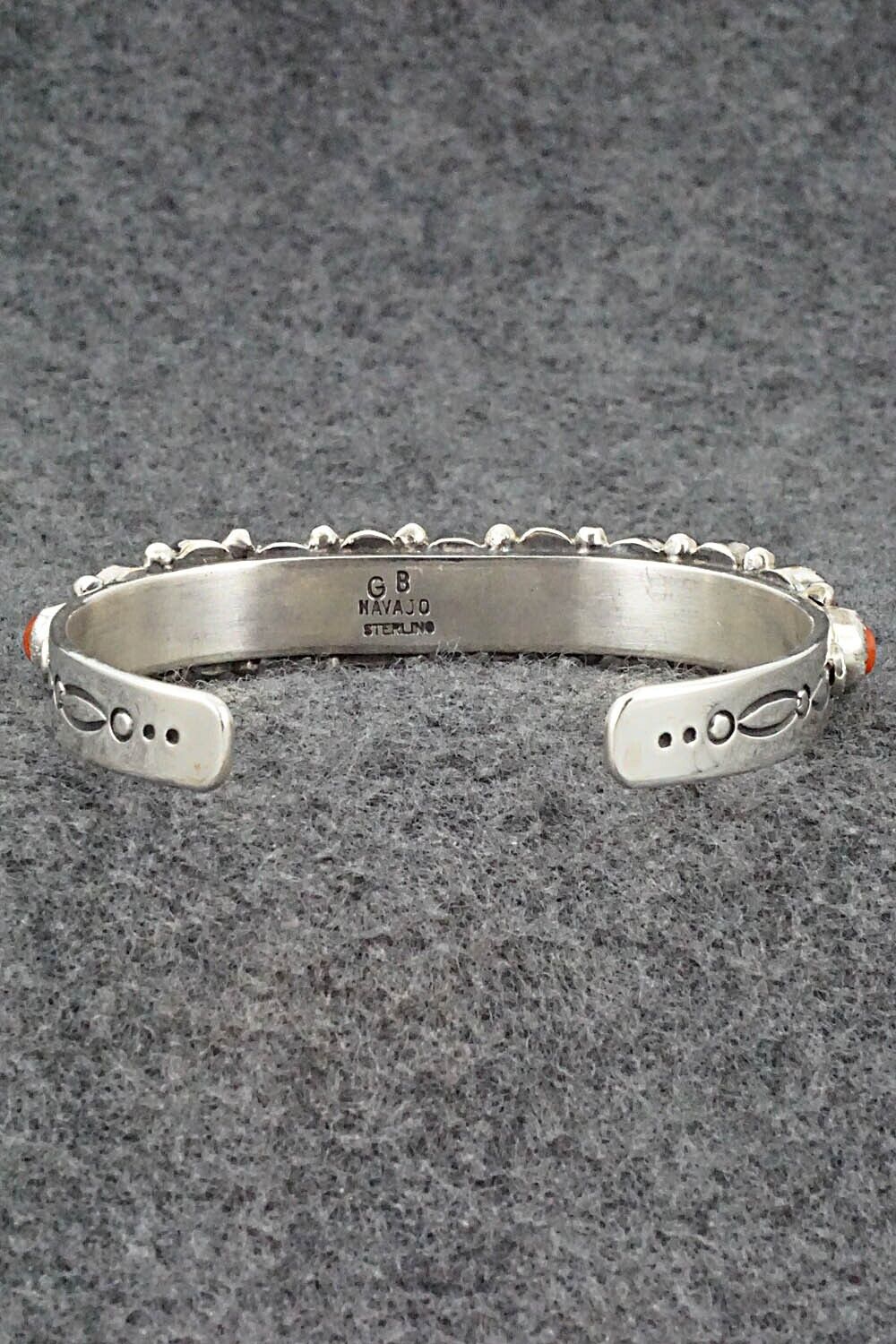 Coral & Sterling Silver Bracelet - Garrison Boyd