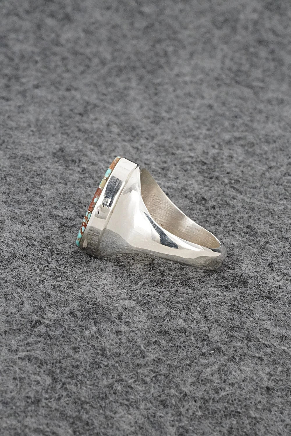 Turquoise & Sterling Silver Ring - Wilbert Gray - Size 9