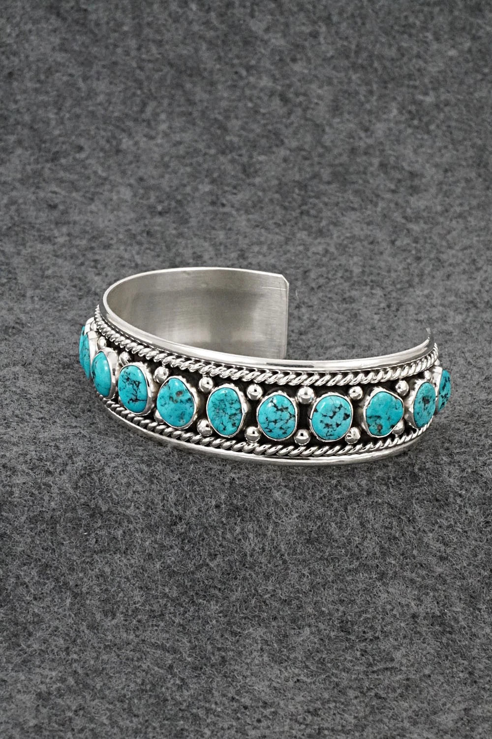 Turquoise & Sterling Silver Bracelet - Chester Charley