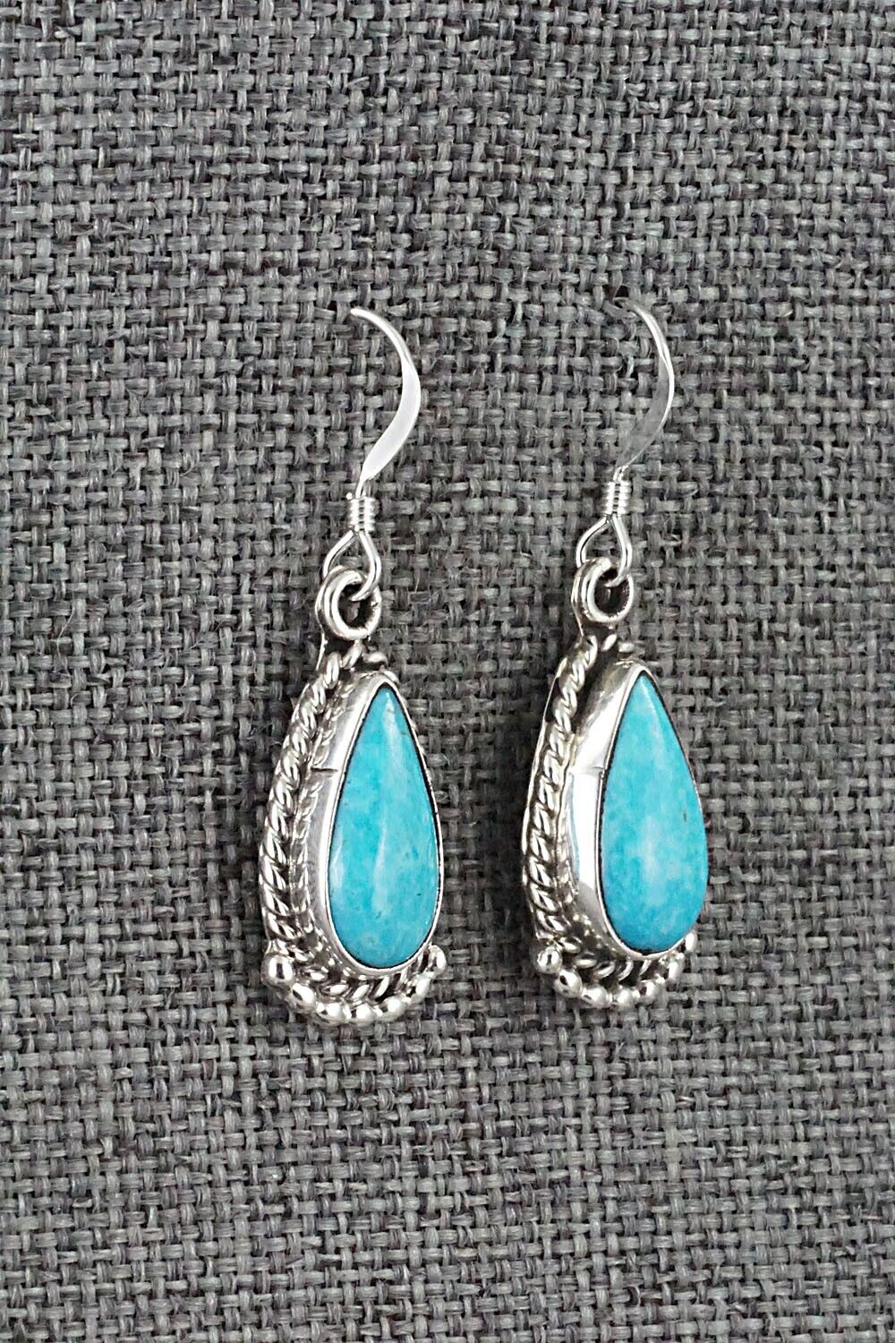Turquoise and Sterling Silver Earrings - Sharon McCarthy
