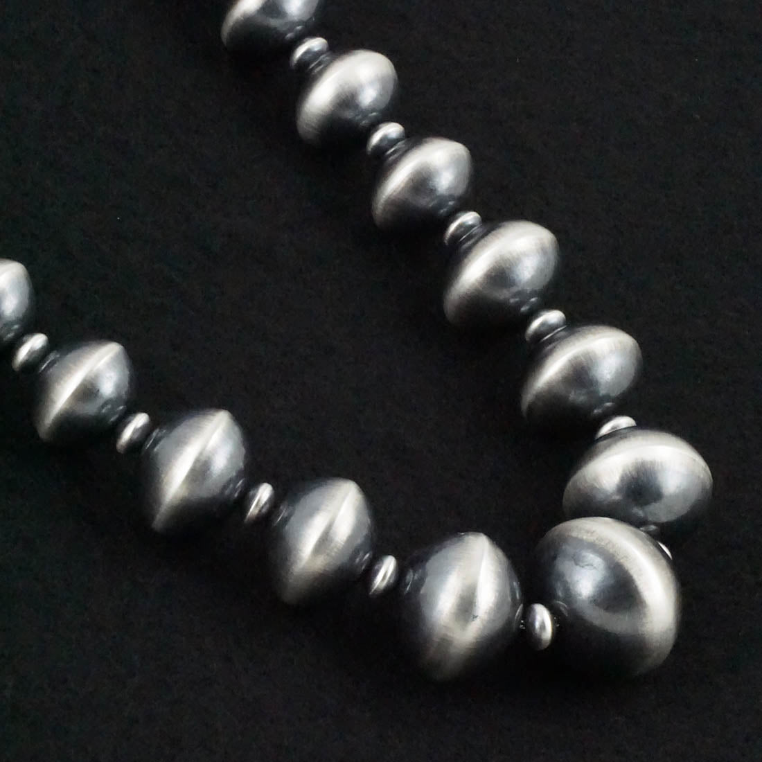 Tonisha Haley Sterling Silver Navajo Pearl Necklace 24"