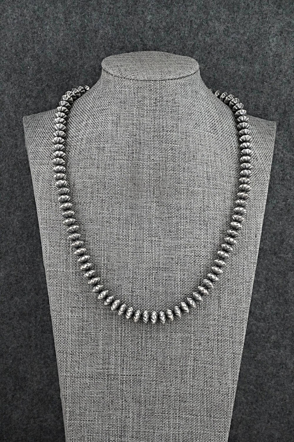 Sterling Silver Navajo Pearl Necklace 20" - Austin Haley