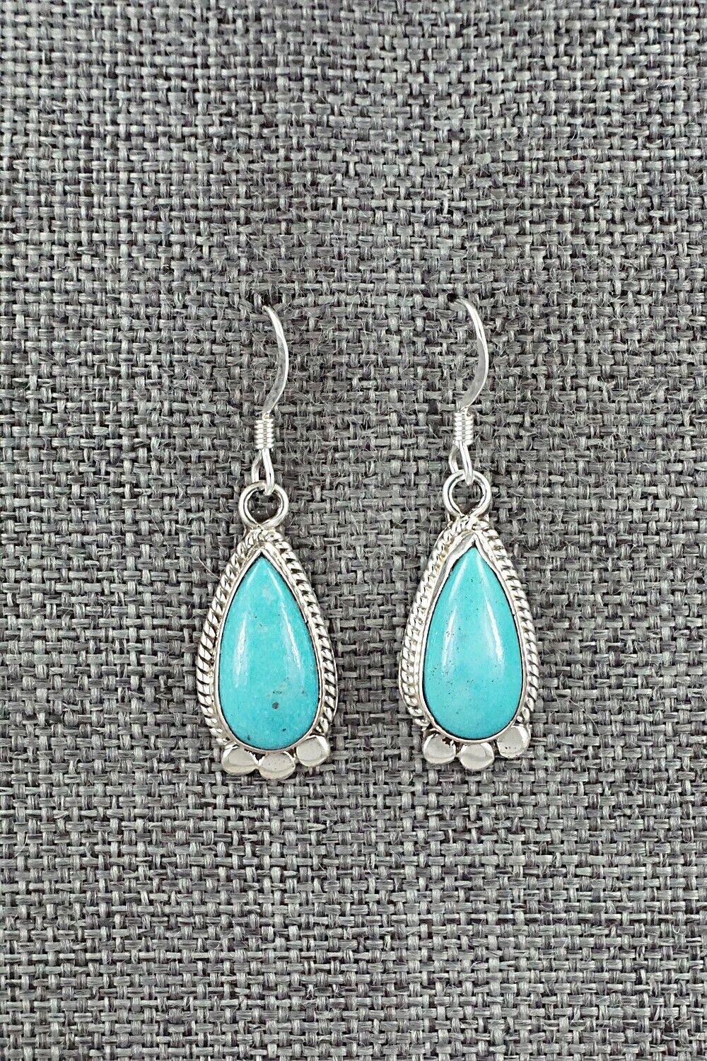 Turquoise and Sterling Silver Earrings - Sharon McCarthy