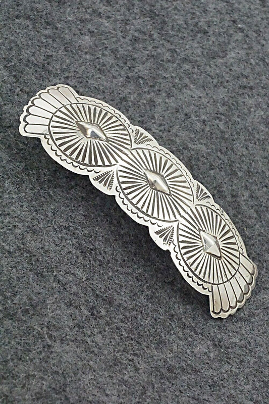 Sterling Silver Hair Barrette - Arlene Soce