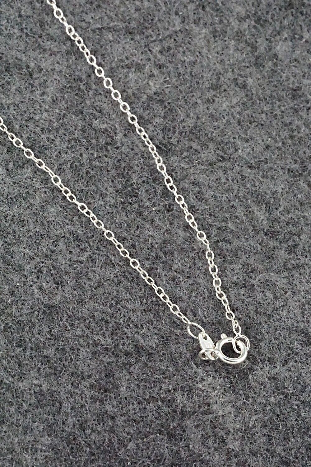 Turquoise & Sterling Silver Necklace - Renell Chaco