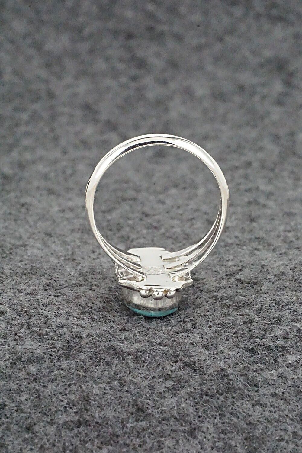 Turquoise & Sterling Silver Ring - Theresa Smith - Size 9