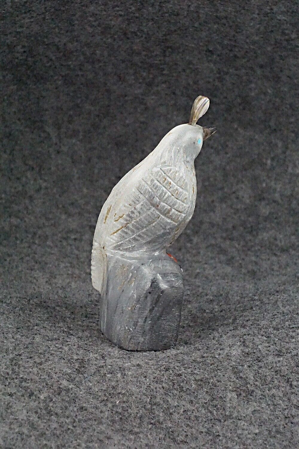 Quail Zuni Fetish Carving - Darrin Boone