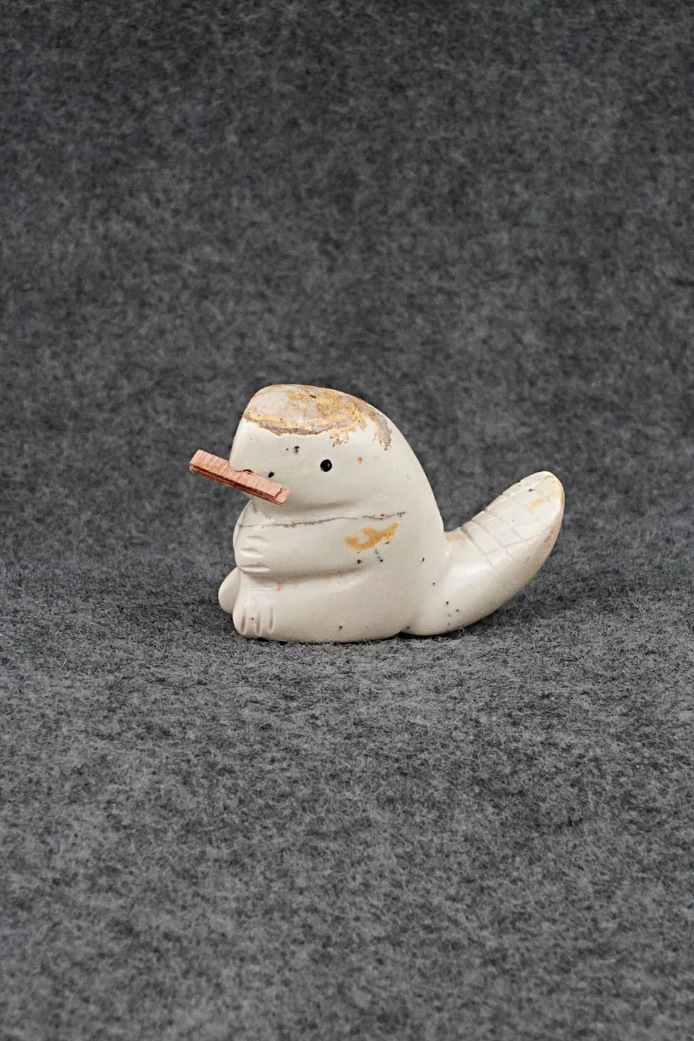 Beaver Zuni Fetish Carving - Justin Red Elk