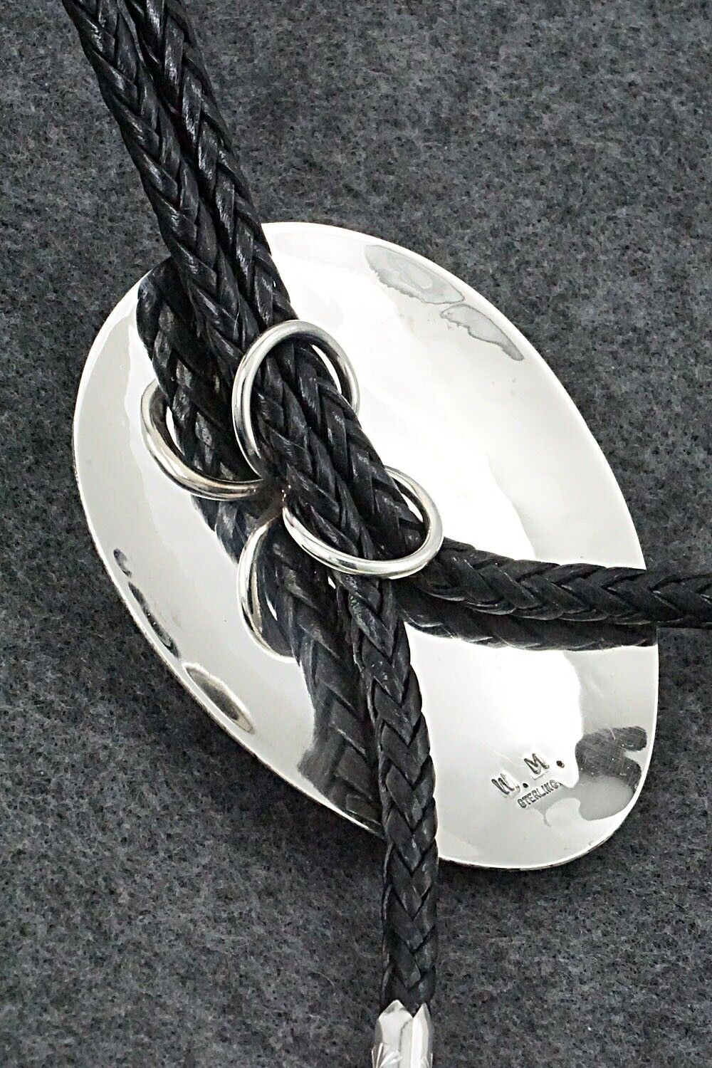 Turquoise & Sterling Silver Bolo Tie - Wilbert Muskett Sr.
