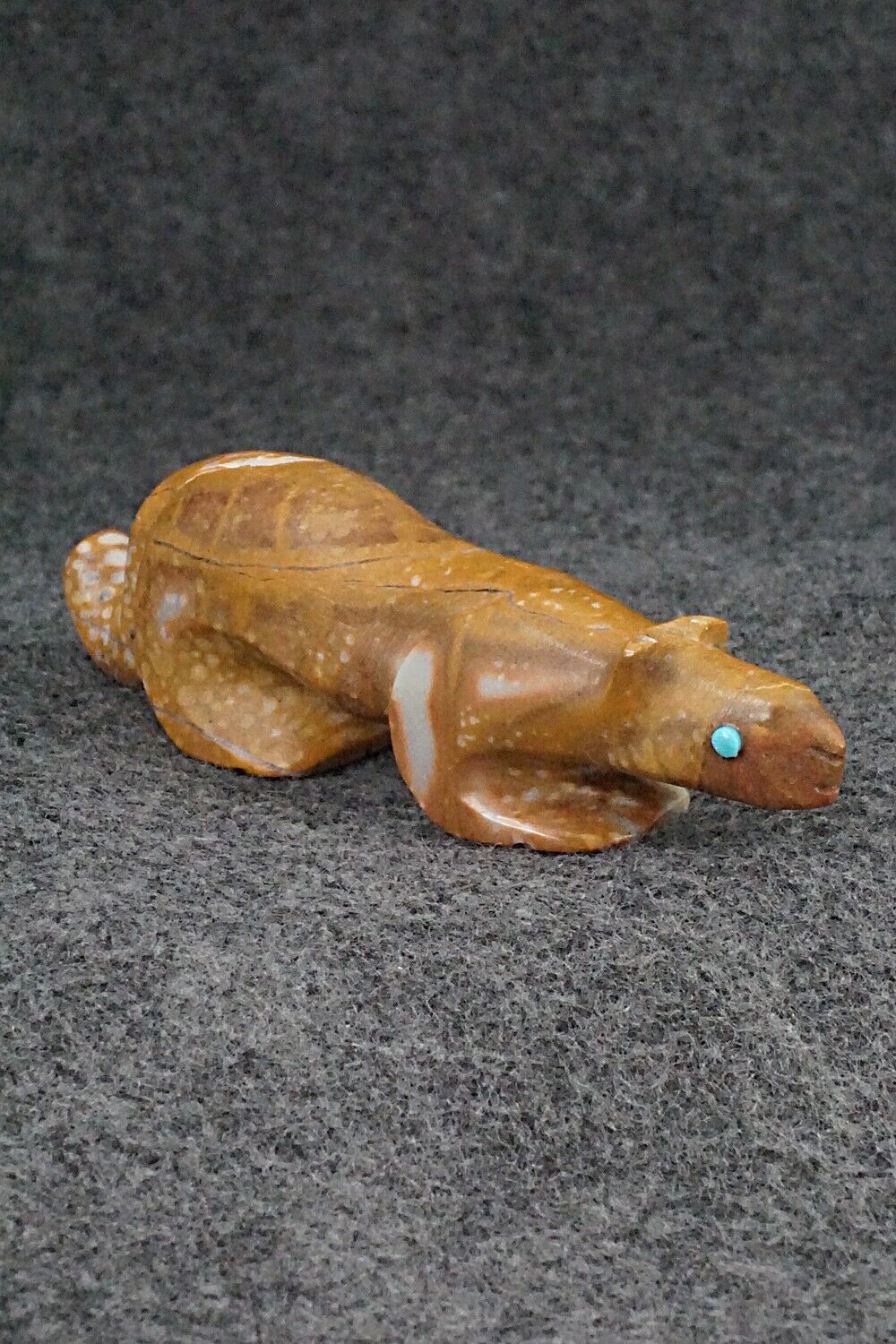 Mountain Lion Zuni Fetish Carving - Ronnie Lunasee