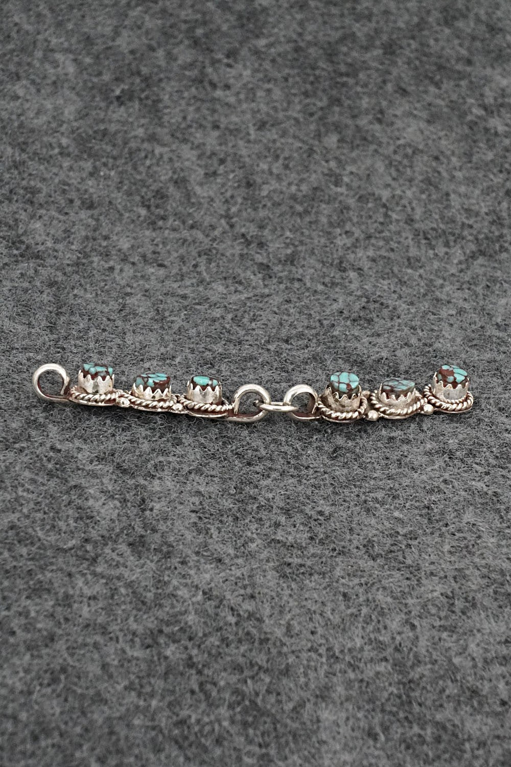 Turquoise & Sterling Silver Pendant - Jared Burns