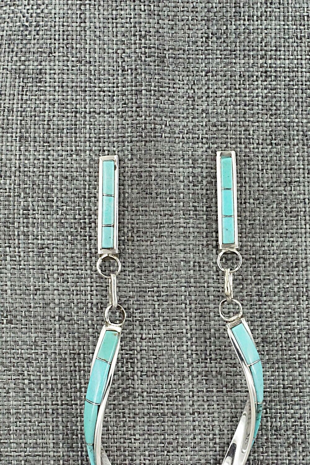 Turquoise & Sterling Silver Earrings - Gloria Waseta