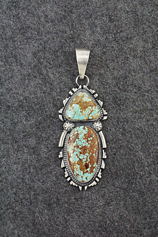 Turquoise & Sterling Silver Pendant - Randy Billy