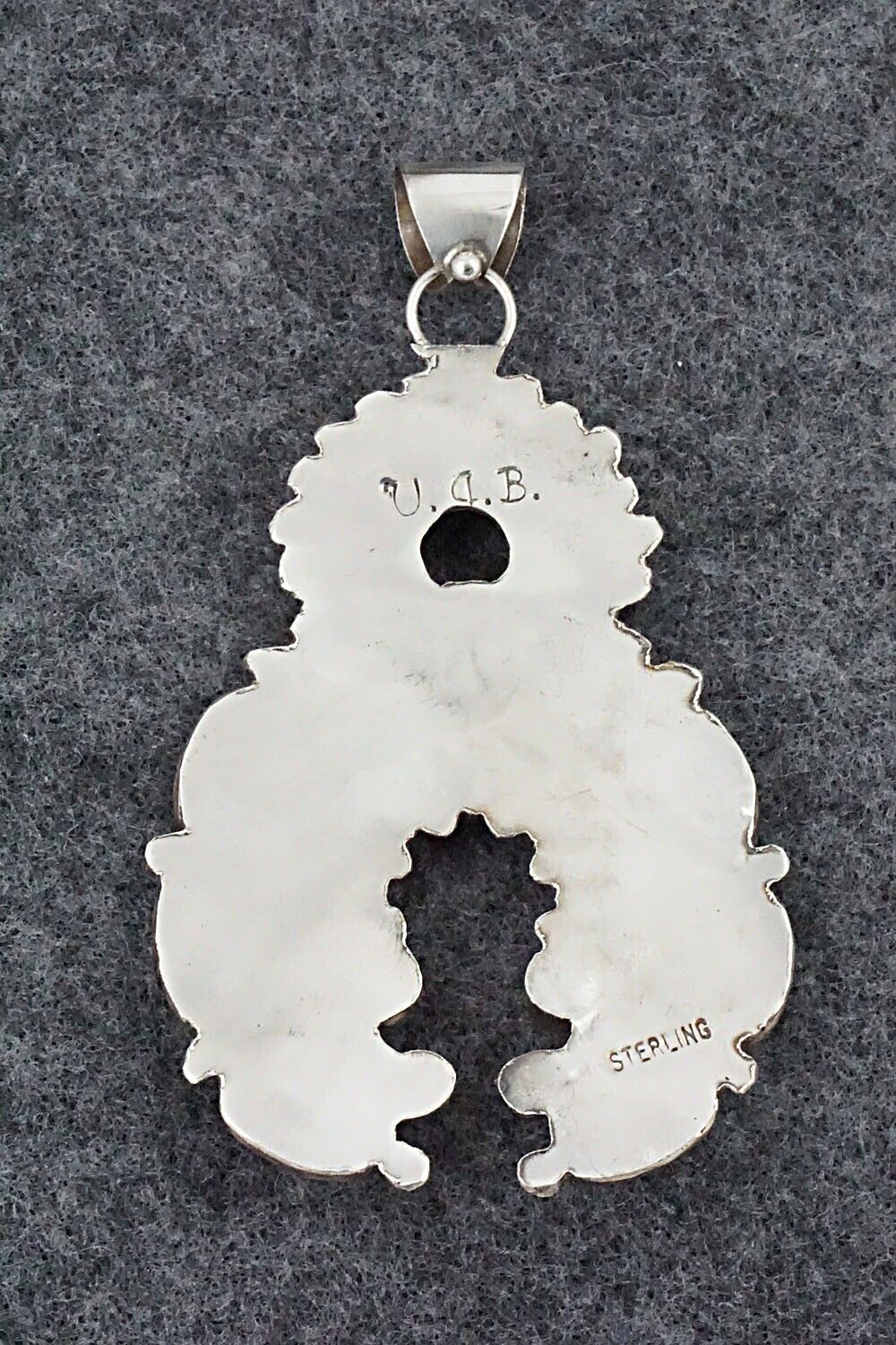 Coral & Sterling Silver Pendant - Vie Bobelu