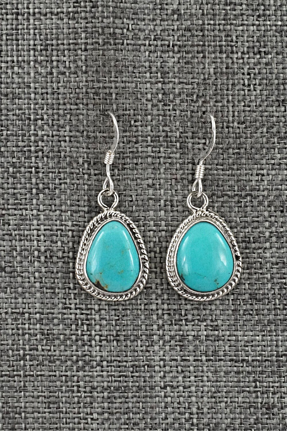 Turquoise & Sterling Silver Earrings - Sharon McCarthy