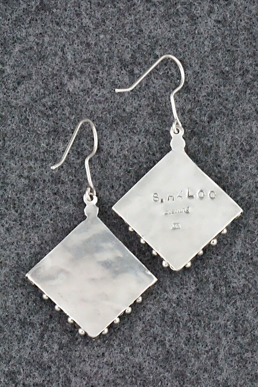 Turquoise & Sterling Silver Earrings - Stephen Haloo