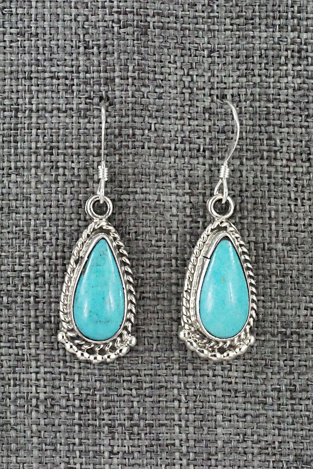 Turquoise and Sterling Silver Earrings - Sharon McCarthy