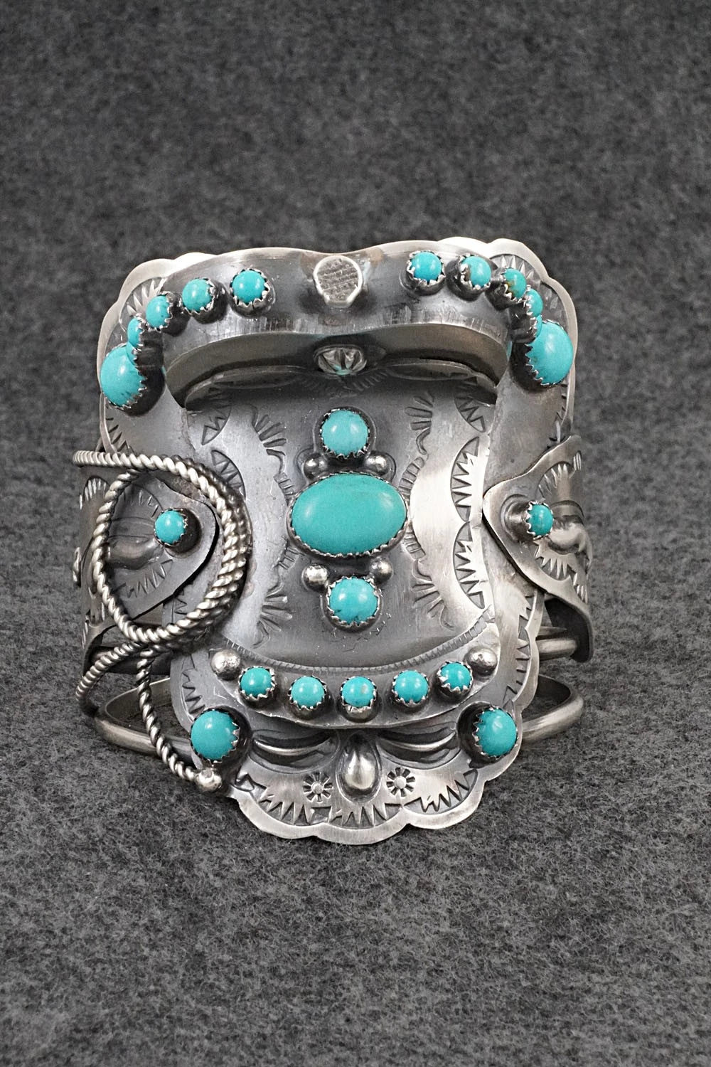 Turquoise & Sterling Silver Bracelet - Tim Yazzie