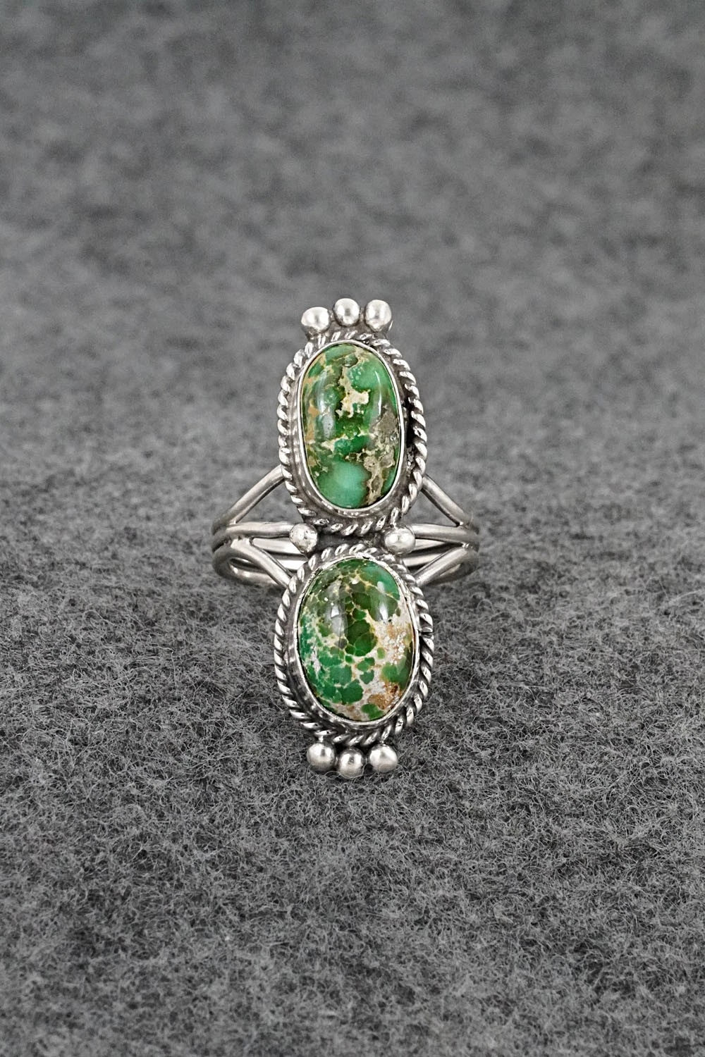 Turquoise & Sterling Silver Ring - Rena Begay - Size 7