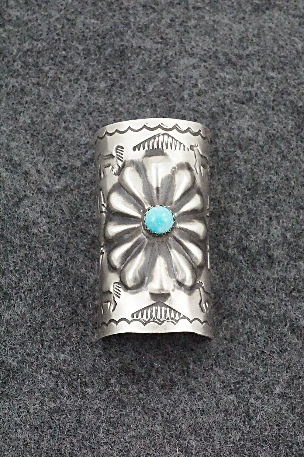 Turquoise & Sterling Silver Hair Pin - Arlene Soce