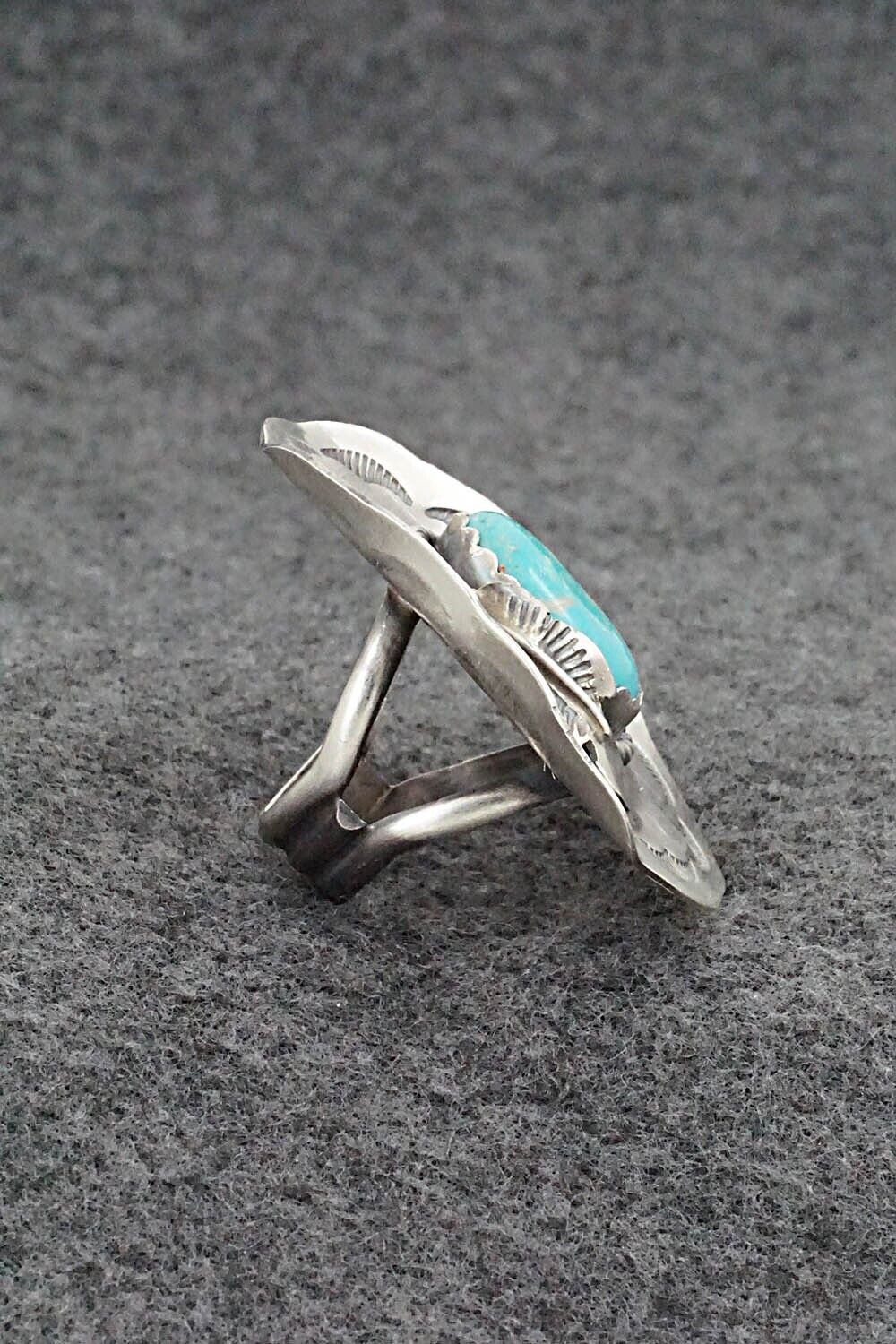Turquoise & Sterling Silver Ring - Tim Yazzie - Size 6.5
