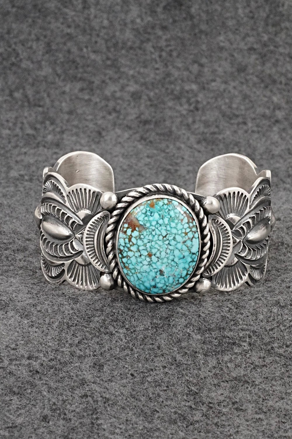 Turquoise & Sterling Silver Bracelet - Arnold Blackgoat