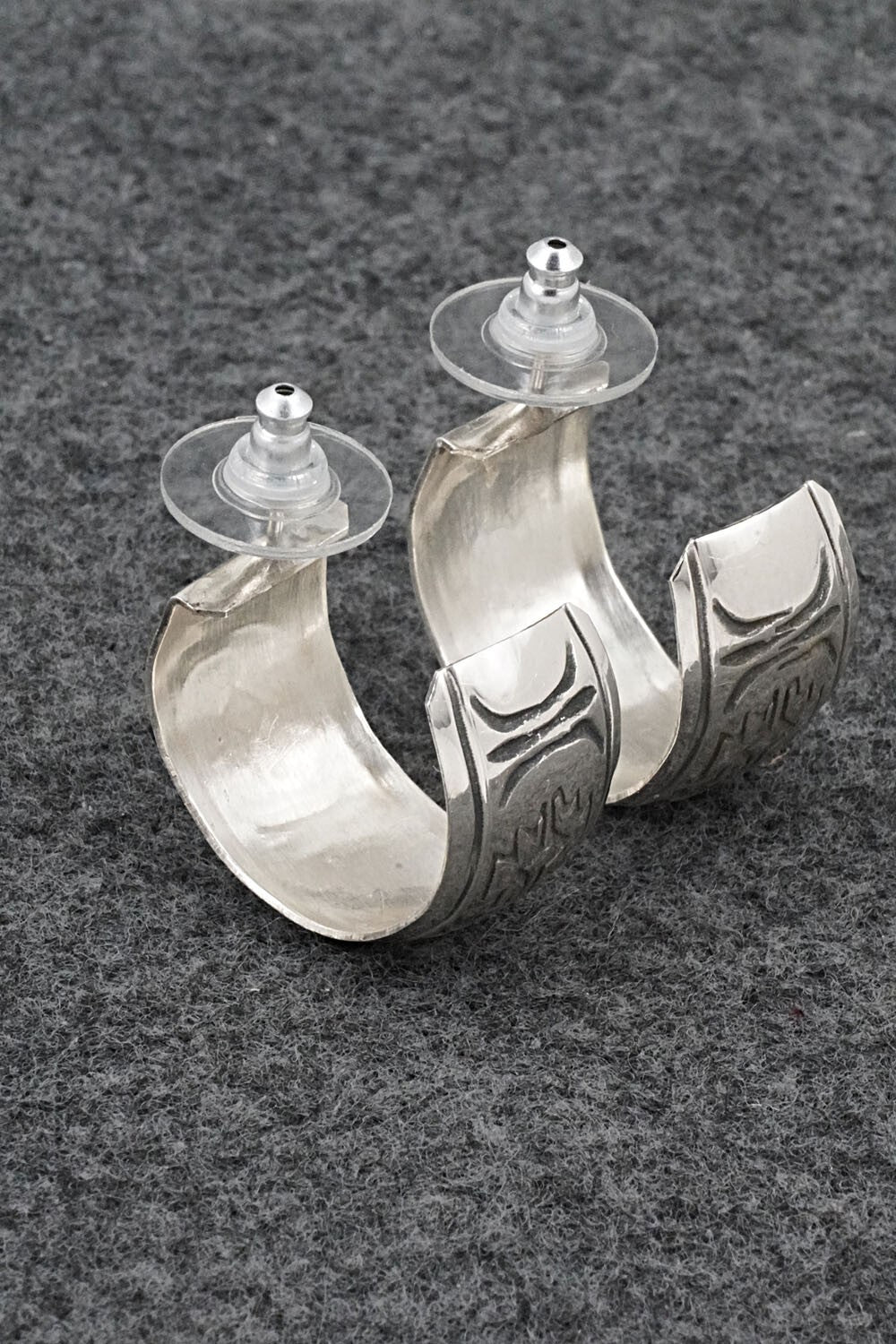 Sterling Silver Hoop Earrings - Nora Ashley