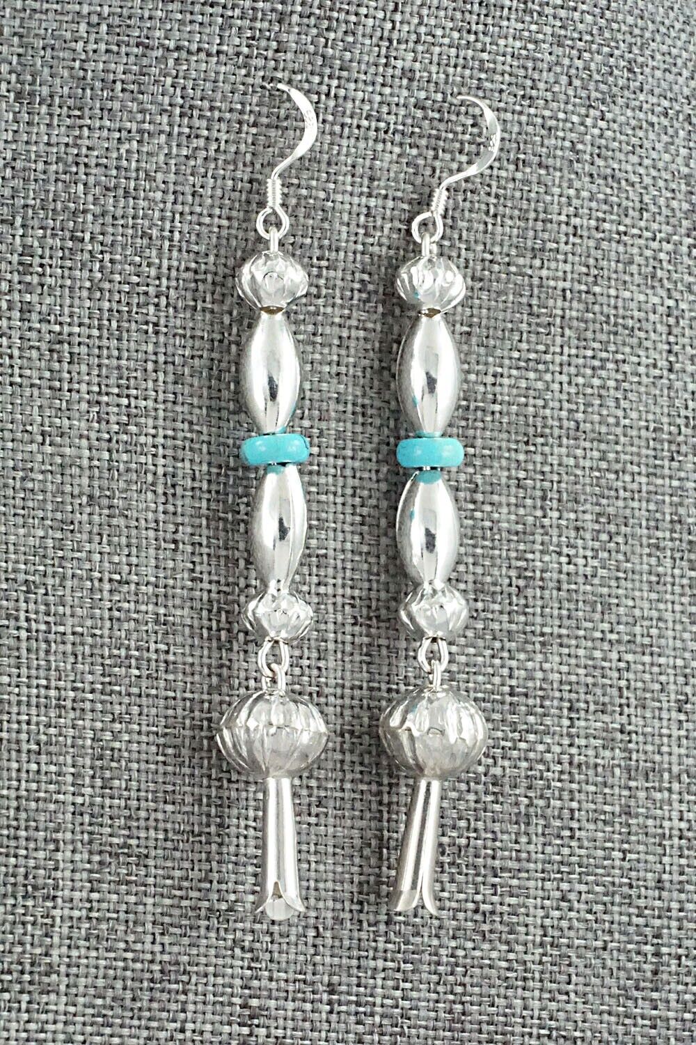 Turquoise & Sterling Silver Earrings - Presley Haley