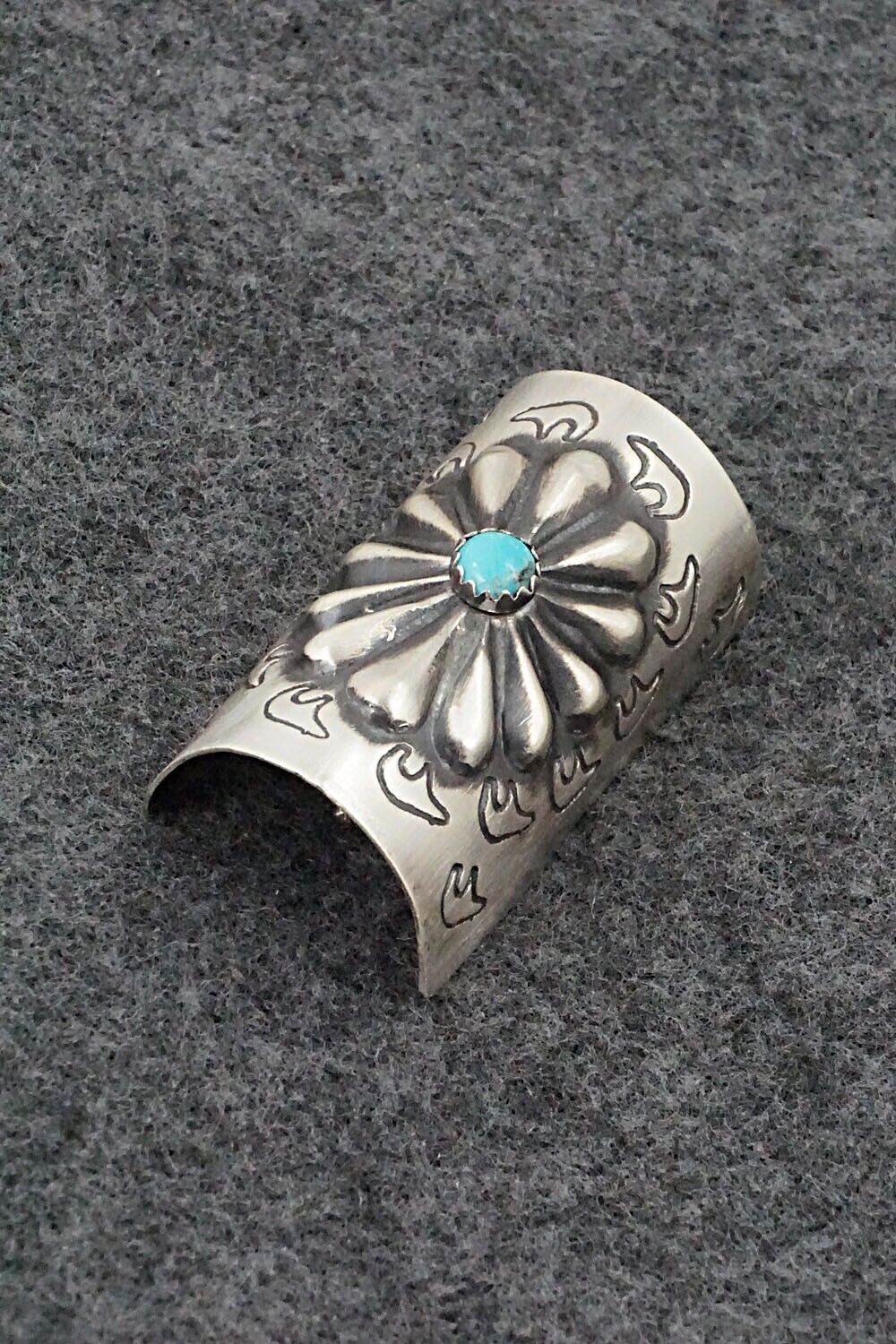 Turquoise & Sterling Silver Hair Pin - Arlene Soce