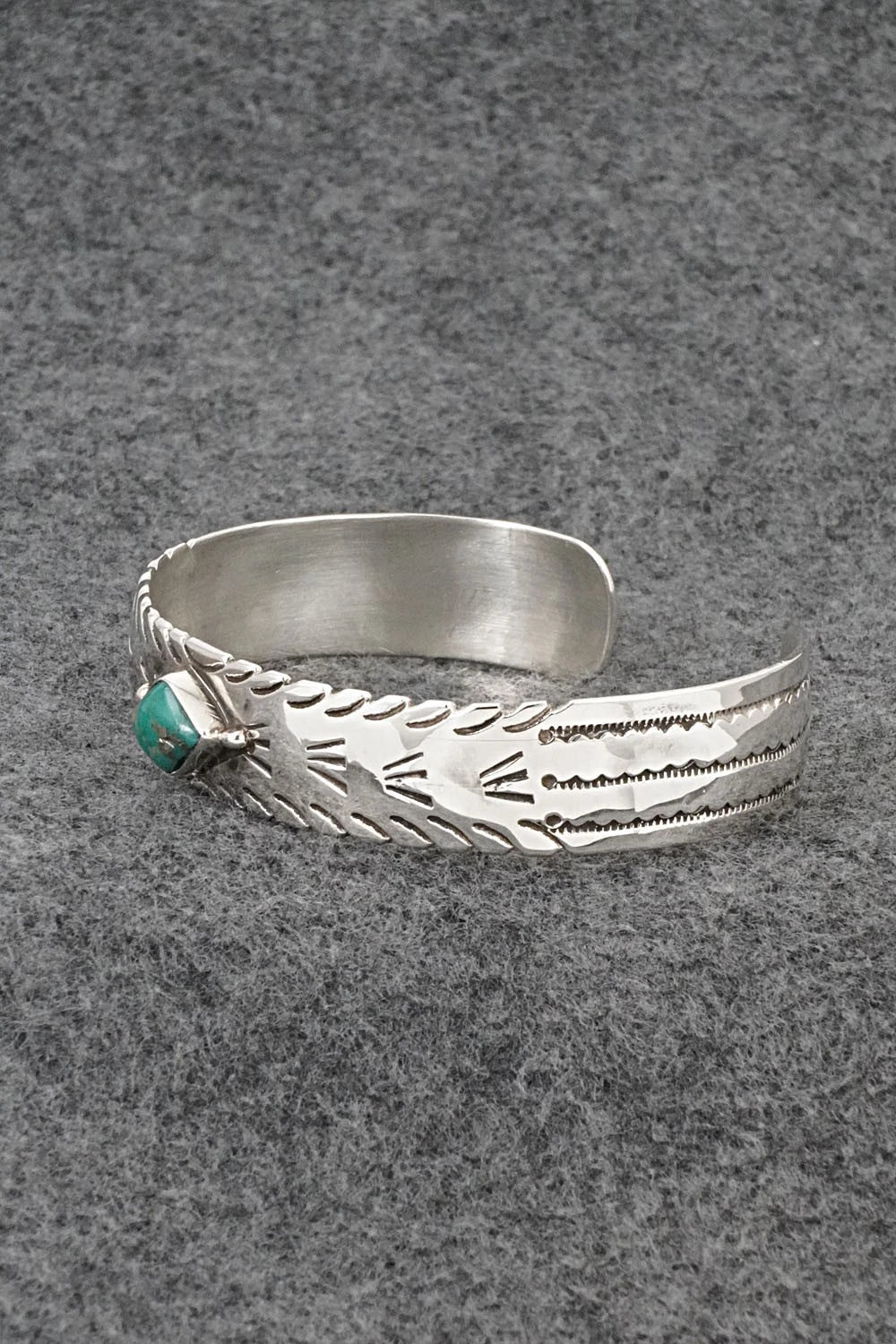 Turquoise & Sterling Silver Bracelet - Priscilla Reeder