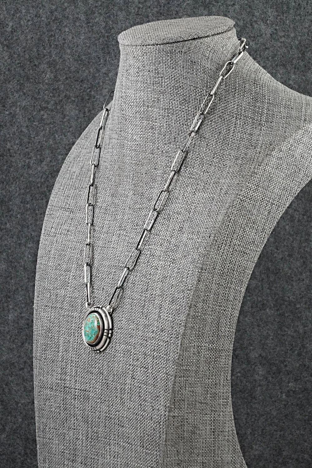 Turquoise & Sterling Silver Necklace - Daniel Benally
