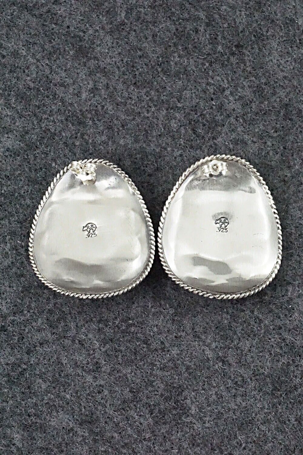 Turquoise & Sterling Silver Earrings - Bobby Platero