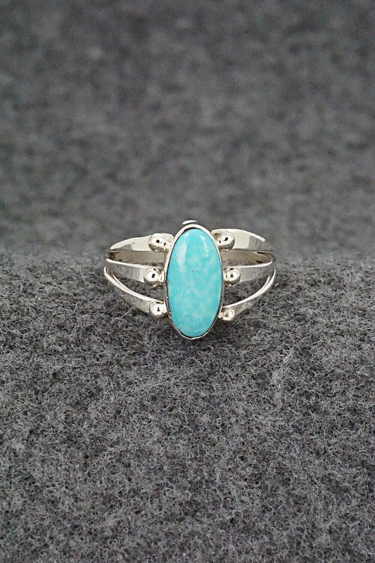 Turquoise & Sterling Silver Ring - Paige Gordon - Size 7