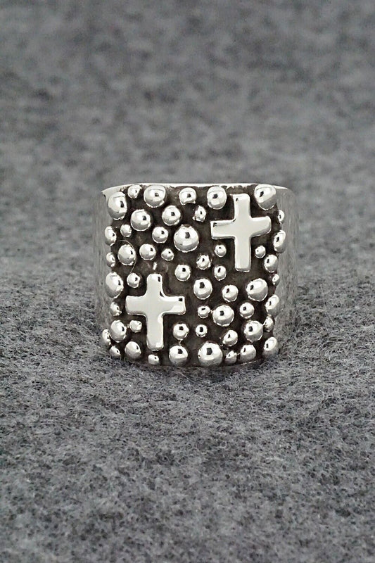 Sterling Silver Ring - Raymond Coriz - Size 9.5