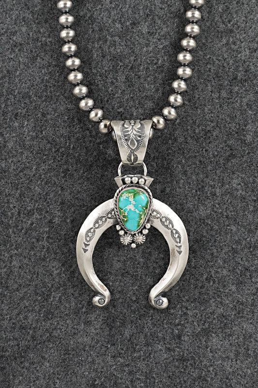 Turquoise & Sterling Silver Necklace - Samuel Yellowhair