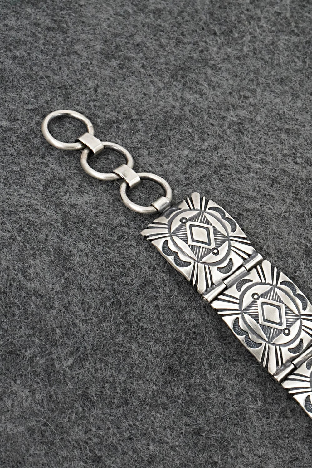 Sterling Silver Link Bracelet - Elgin Tom