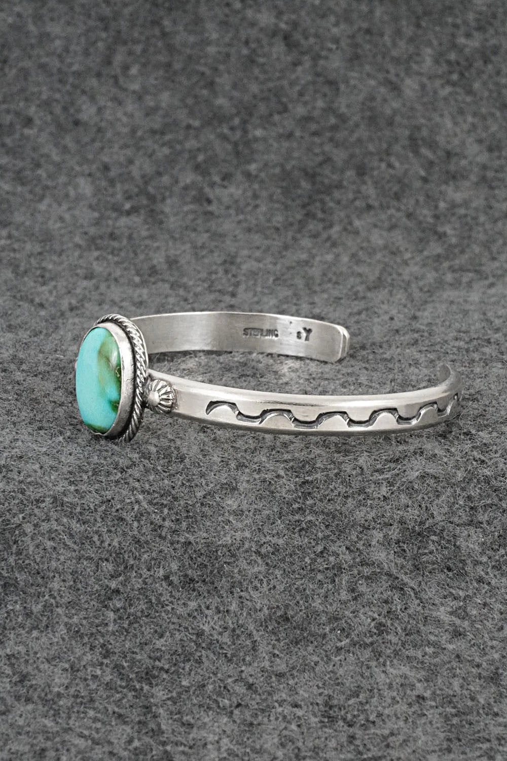 Turquoise & Sterling Silver Bracelet - Samuel Yellowhair