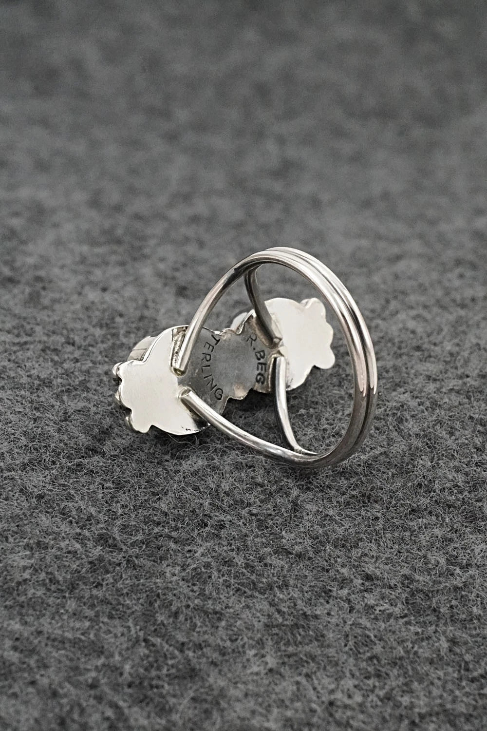 Turquoise & Sterling Silver Ring - Rena Begay - Size 8