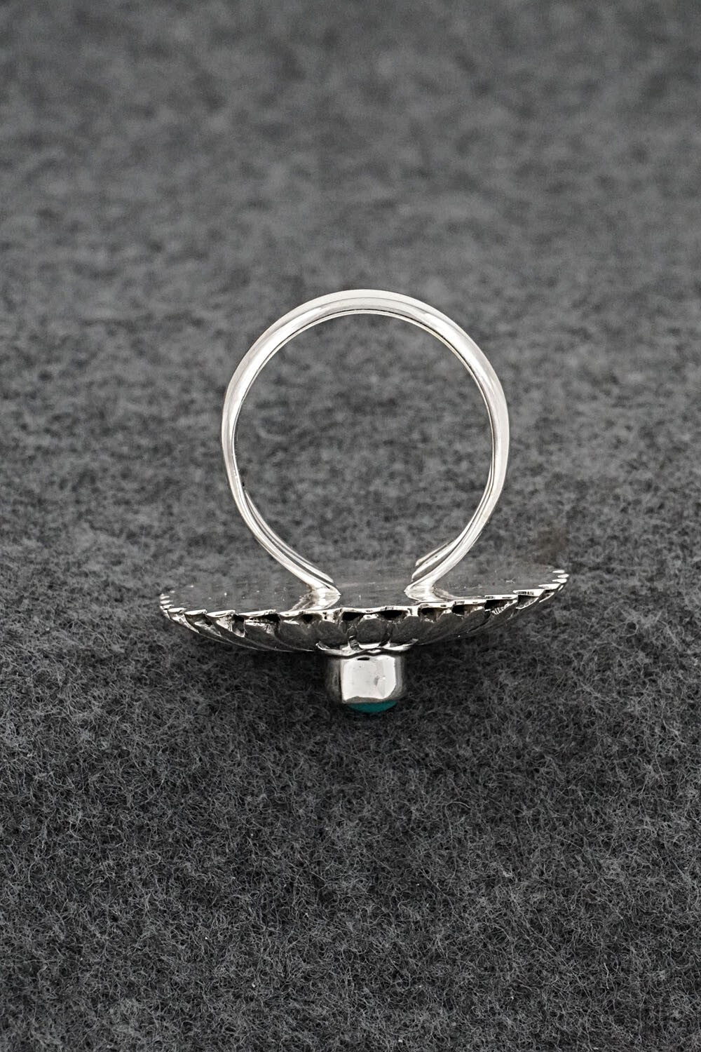 Turquoise & Sterling Silver Ring - Alice Rose Saunders - Size 7
