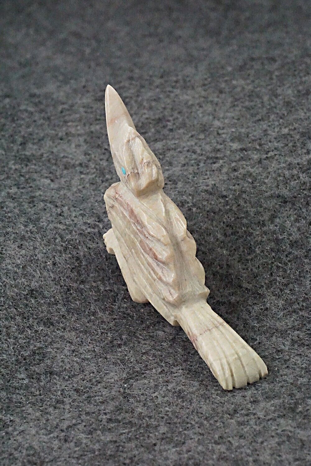 Roadrunner Zuni Fetish Carving - Tony Mackel