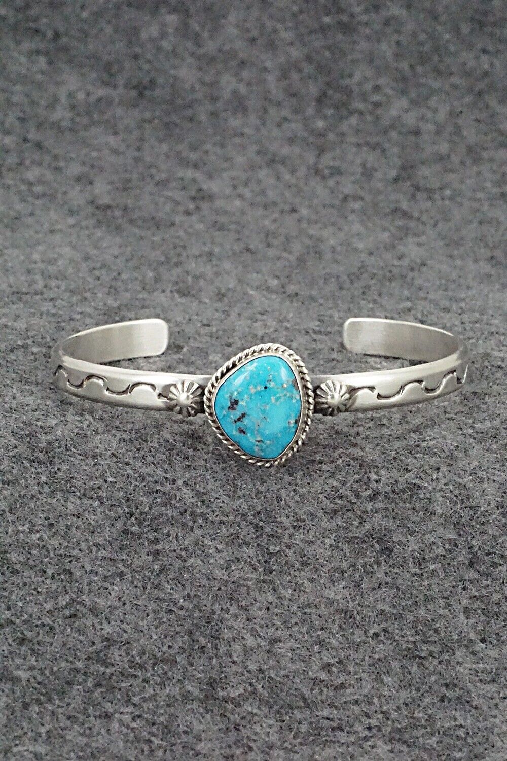 Turquoise & Sterling Silver Bracelet - Samuel Yellowhair