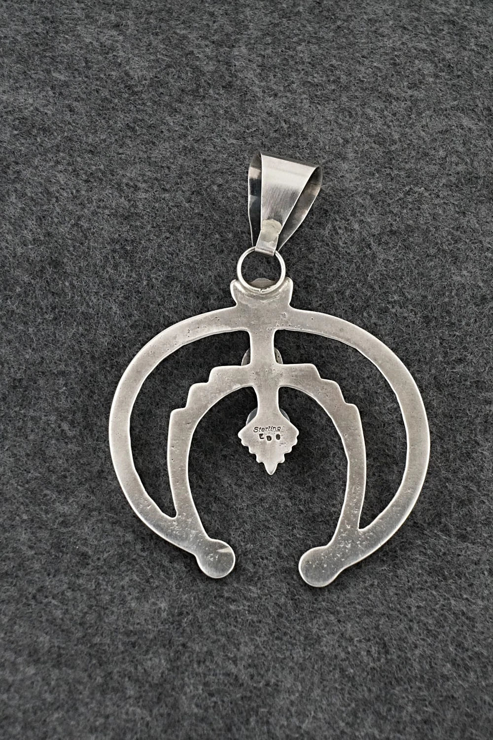 Turquoise & Sterling Silver Pendant - Eugene Gruber