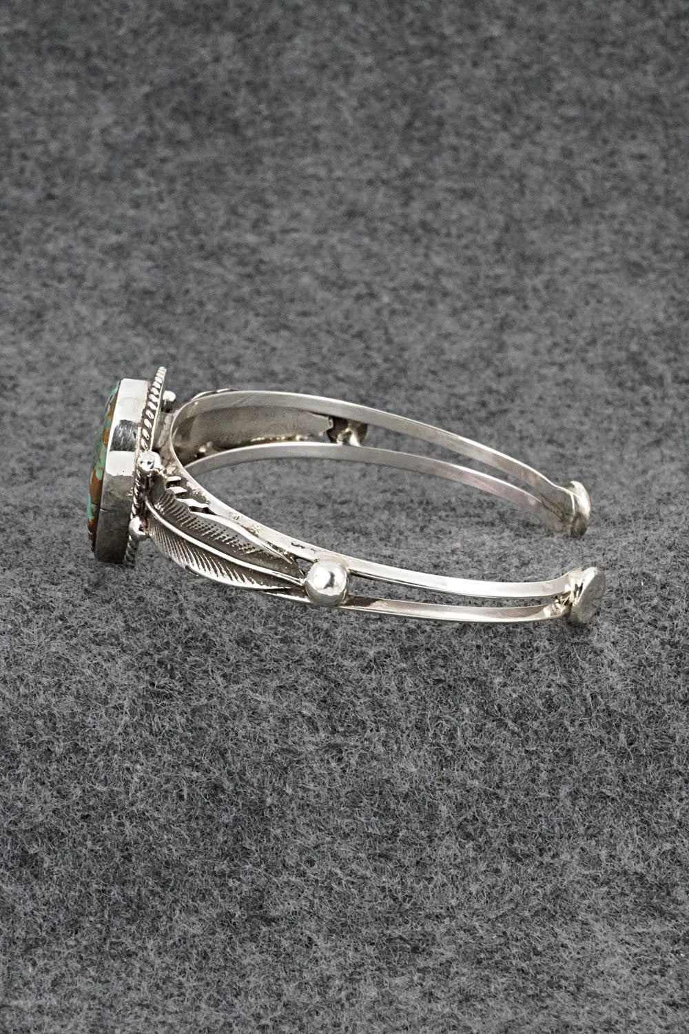 Turquoise & Sterling Silver Bracelet - Priscilla Reeder