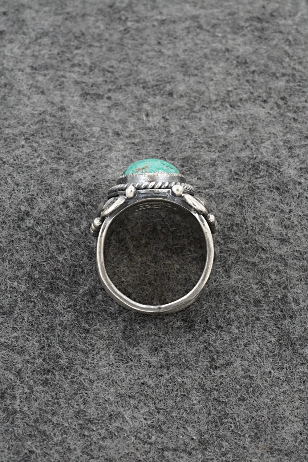 Turquoise & Sterling Silver Ring - Delbert Gordon - Size 7