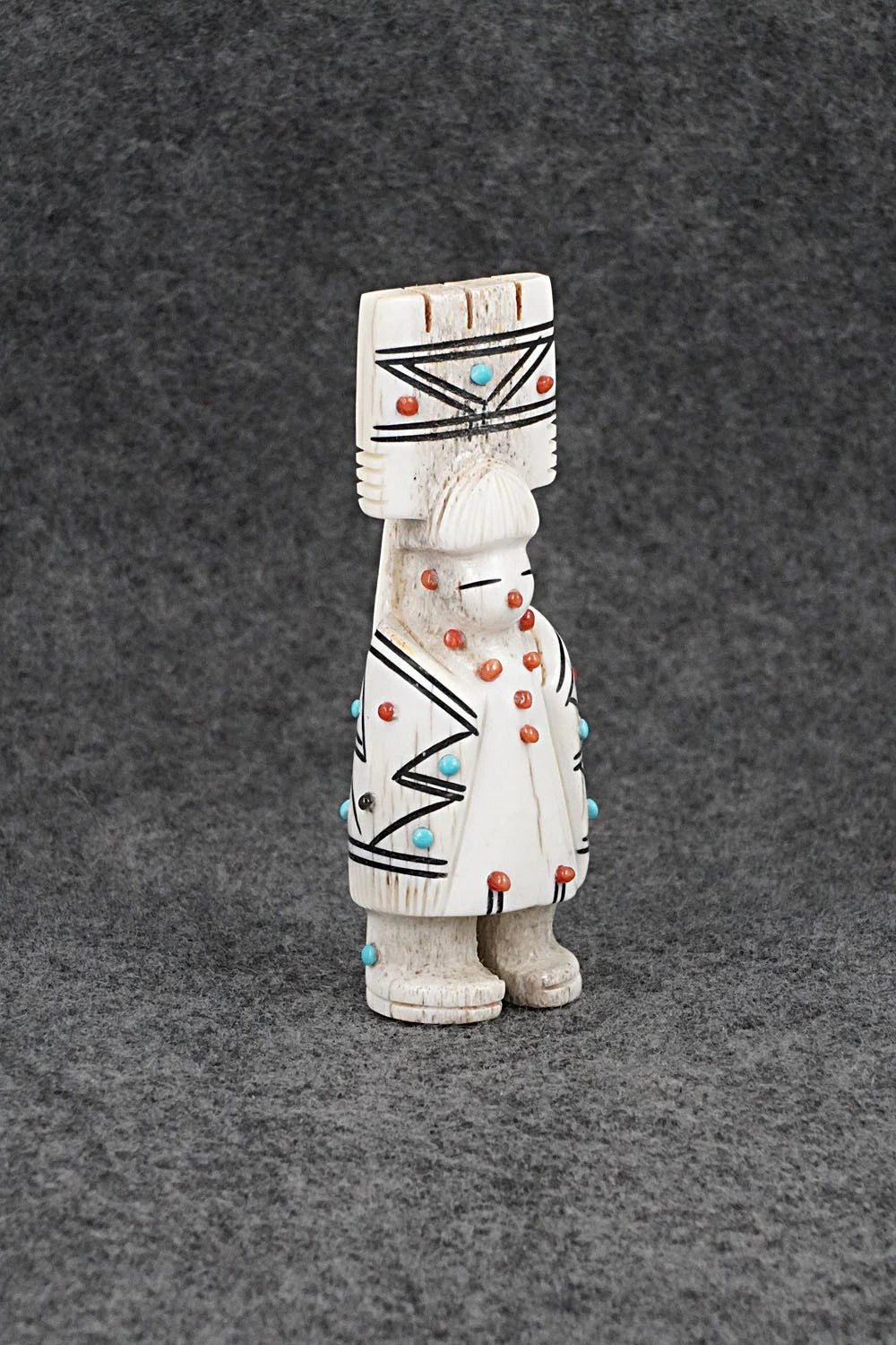 Corn Maiden Zuni Fetish Carving - Claudia Peina