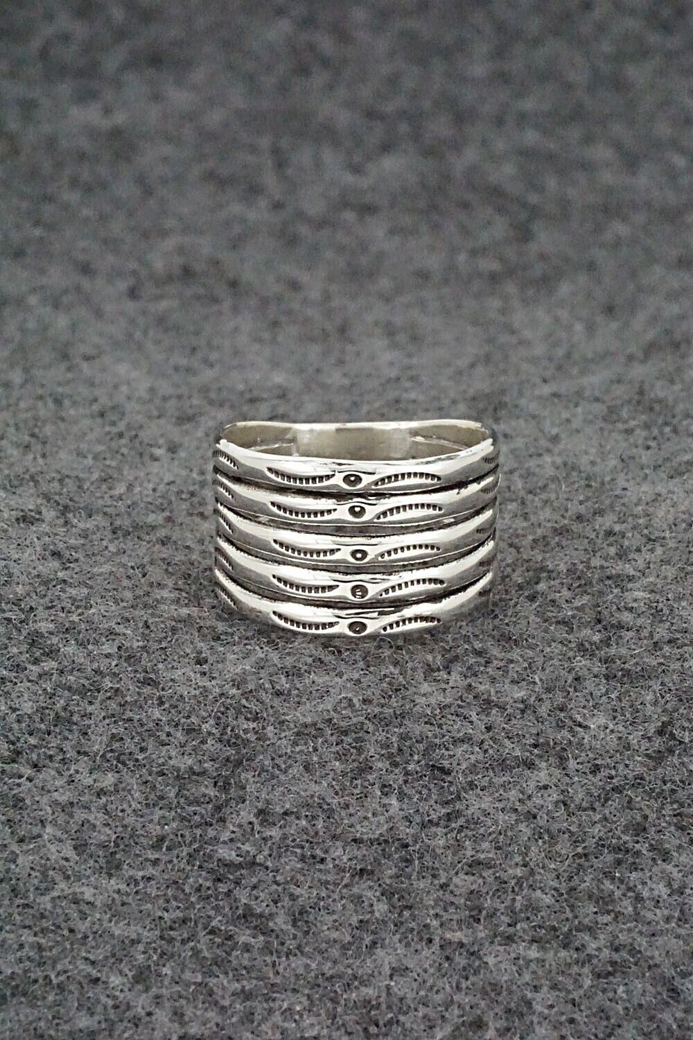 Sterling Silver Ring - Raymond Coriz - Size 8.5