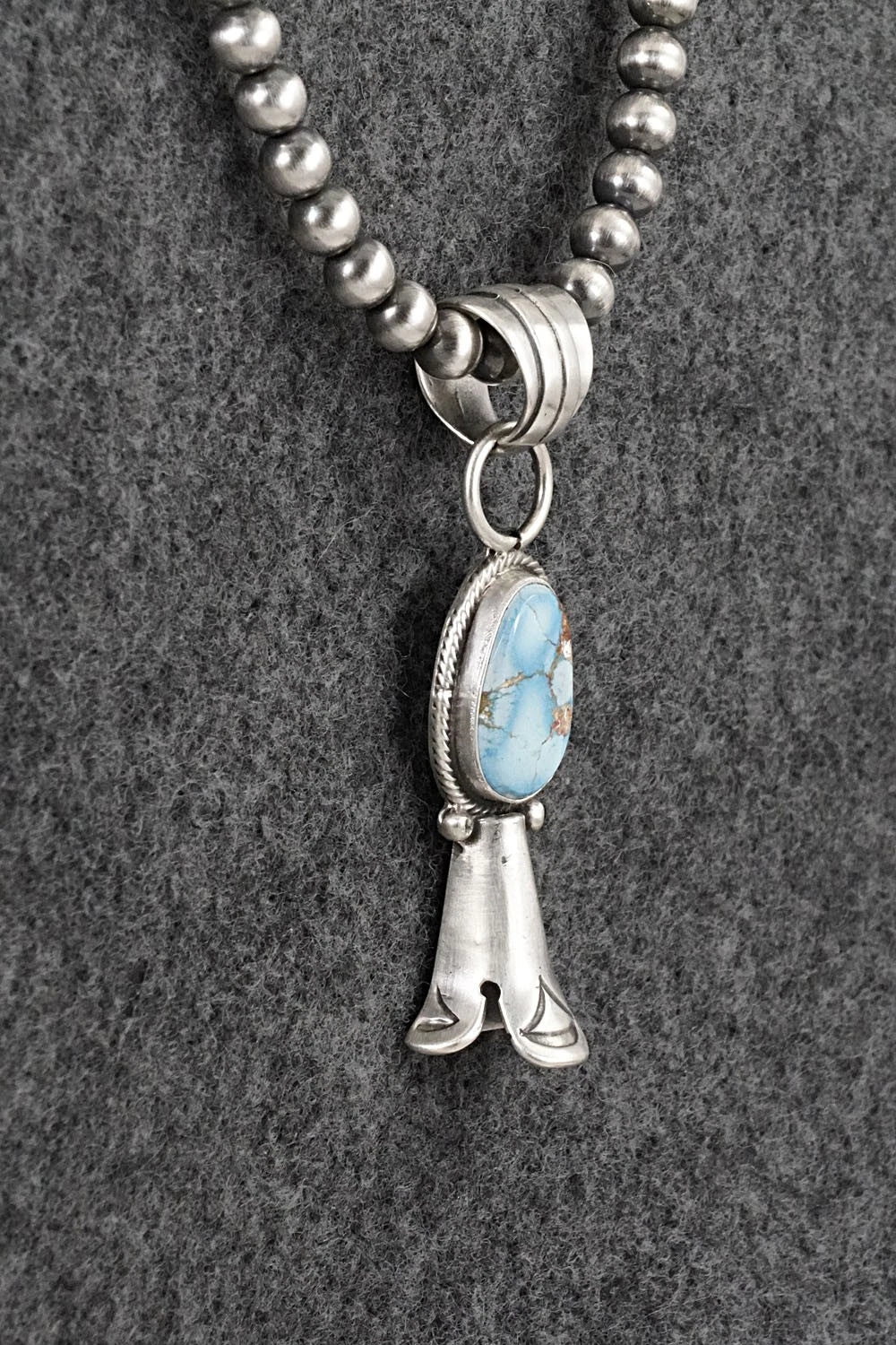 Turquoise & Sterling Silver Necklace - Sharon McCarthy