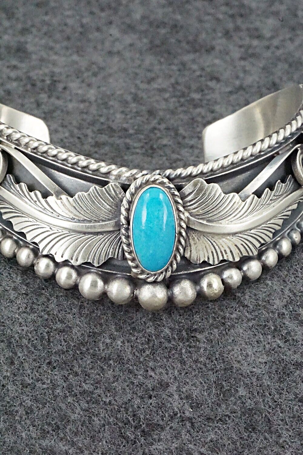 Turquoise & Sterling Silver Bracelet - Tom Lewis