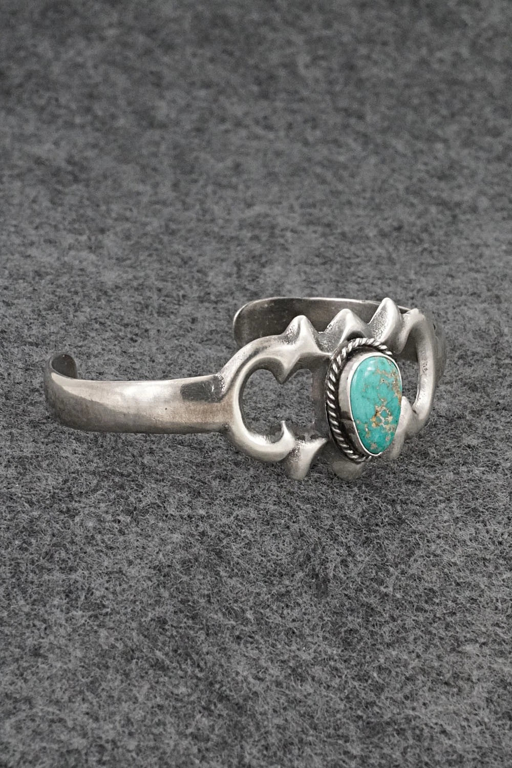 Turquoise & Sterling Silver Bracelet - Eugene Gruber